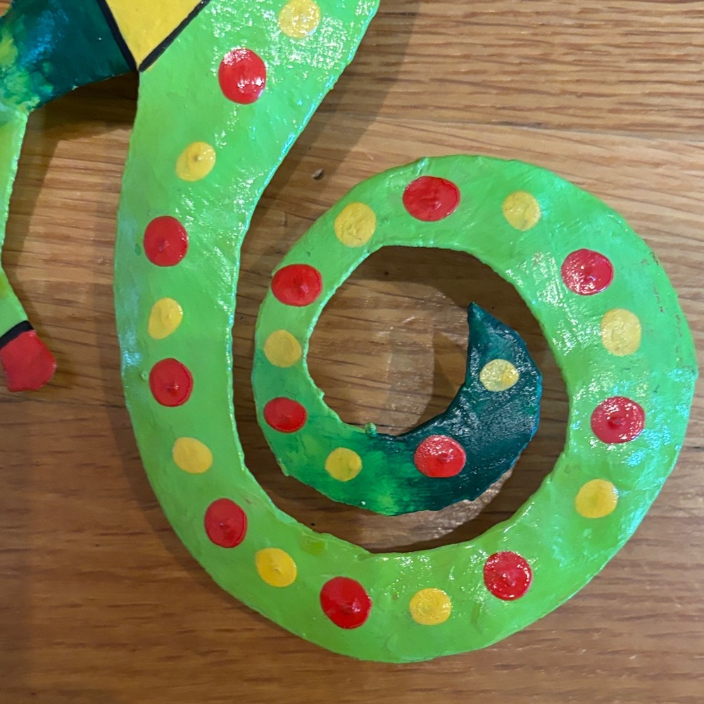 Colorful Artist Made Gecko Wall Art - Picture 5 of 5